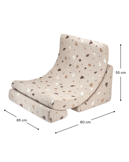 Wigiwama Terrazzo Sand Moon Chair