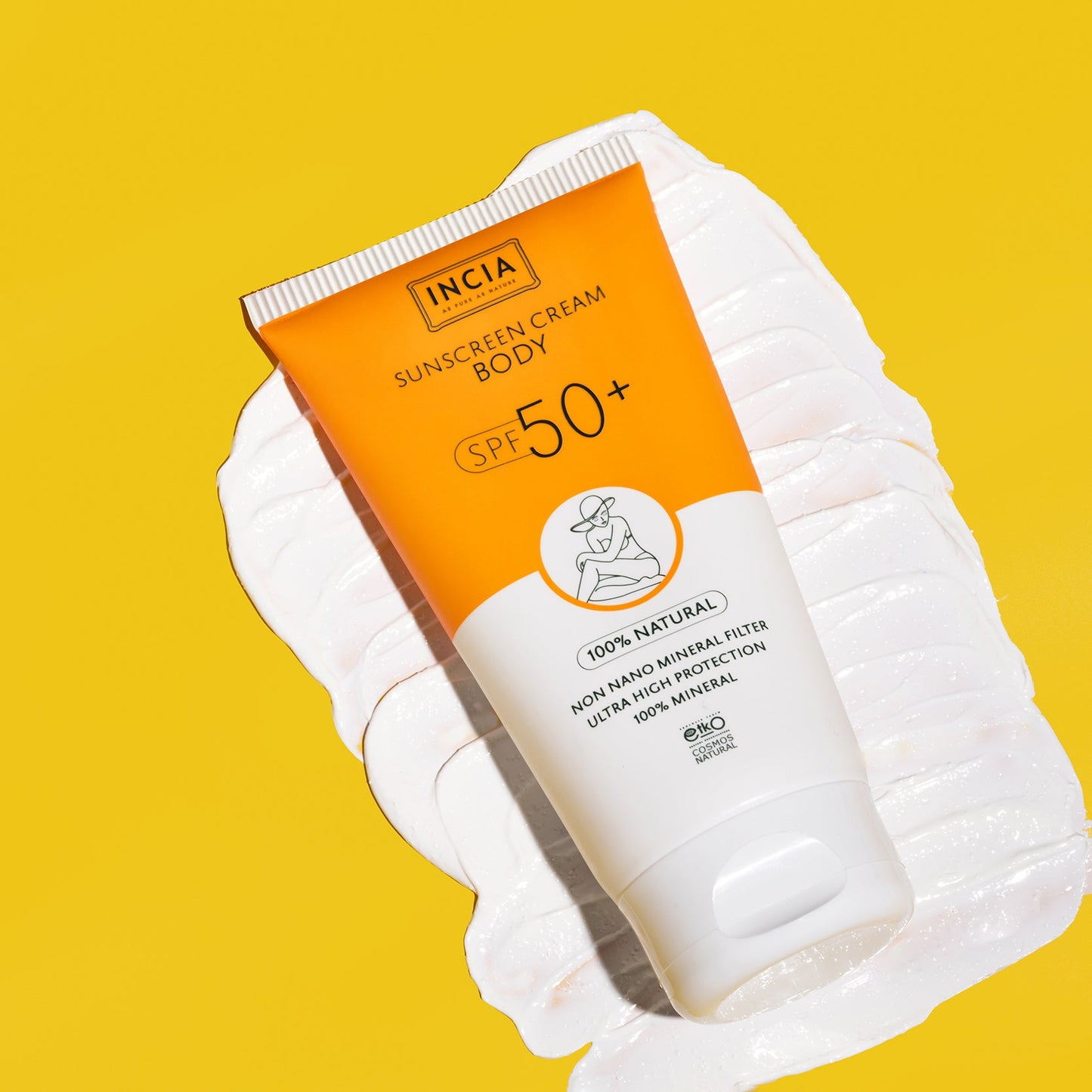 INCIA Natürliche Sonnencreme für den Körper SPF 50