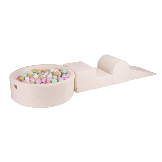 Ballenbak Foam Speelset XL Teddy Wit