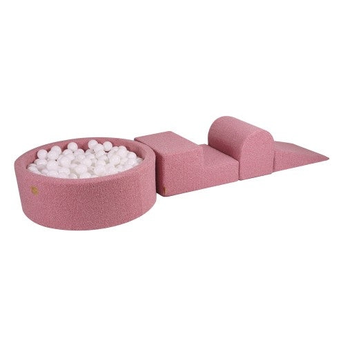 Ballenbak Foam Speelset XL Teddy Pink