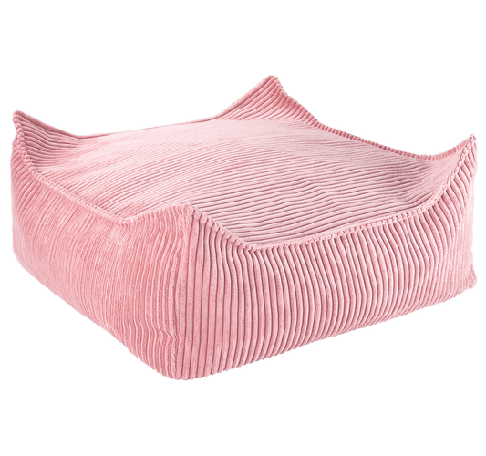 Wigiwama Pink Mousse Square Ottoman