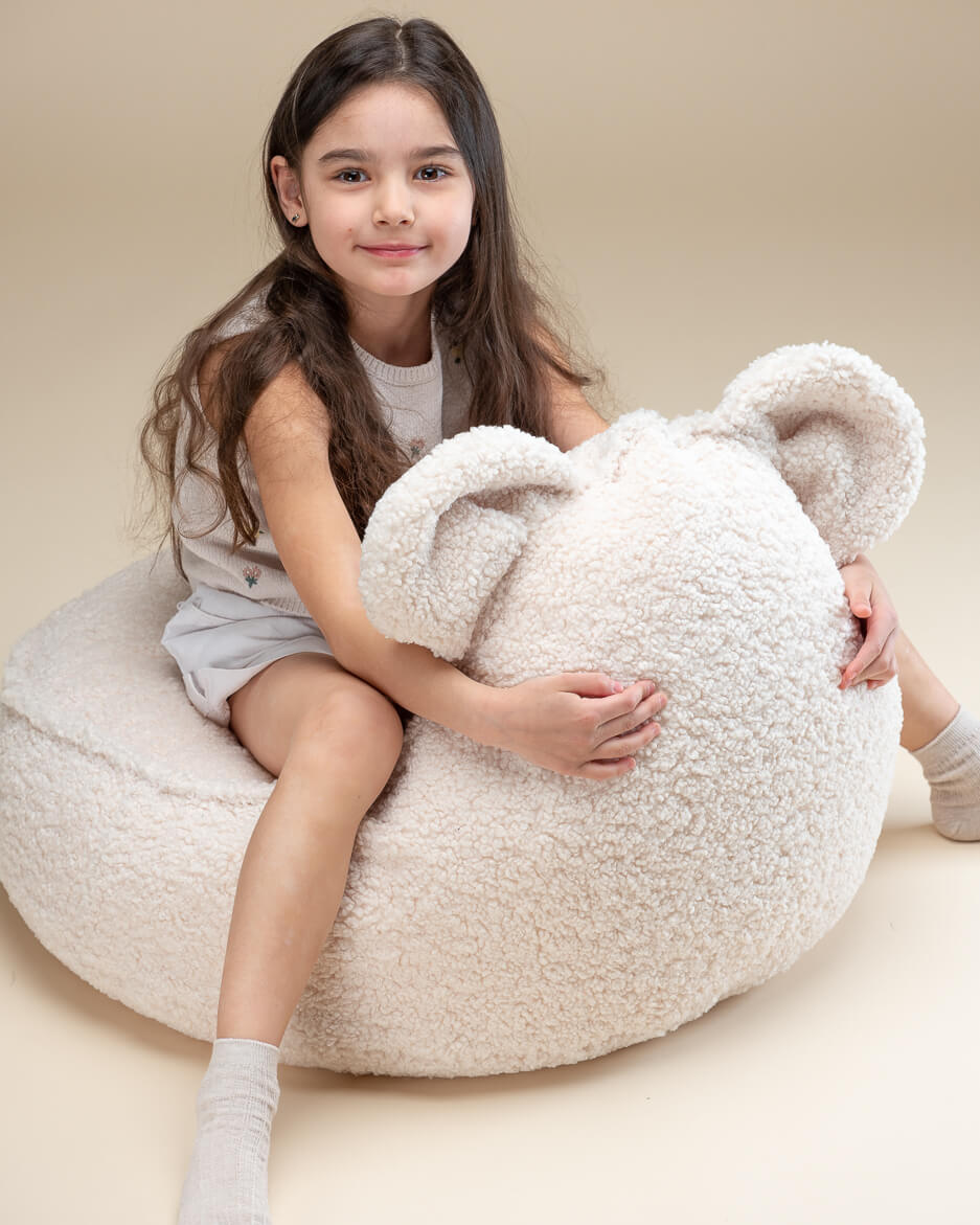 Wigiwama Cream White Bear Beanbag