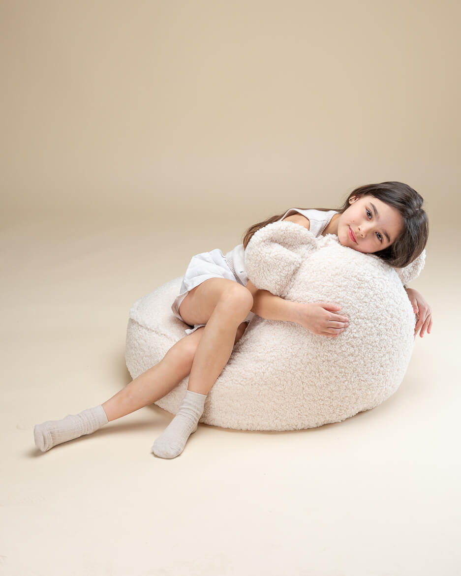 Wigiwama Cream White Bear Beanbag