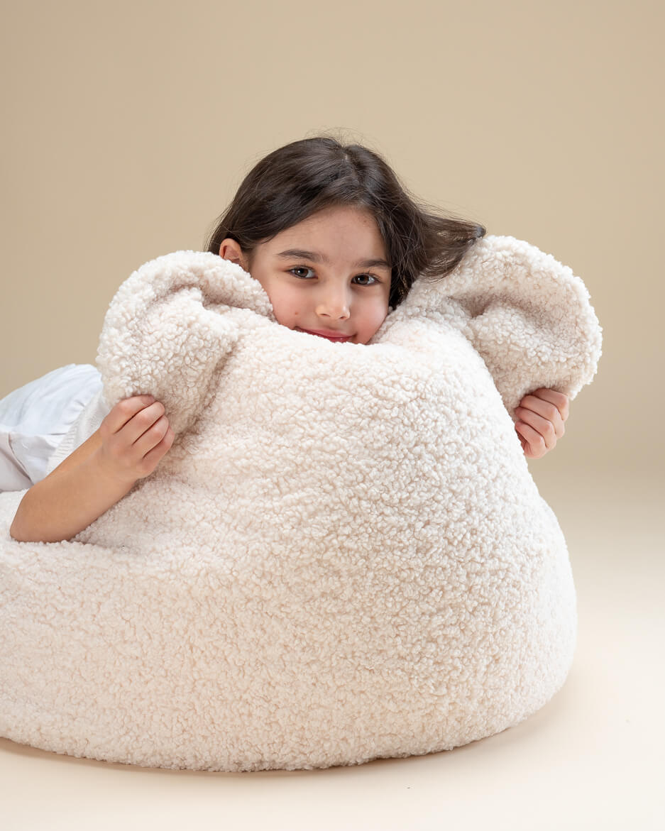 Wigiwama Cream White Bear Beanbag