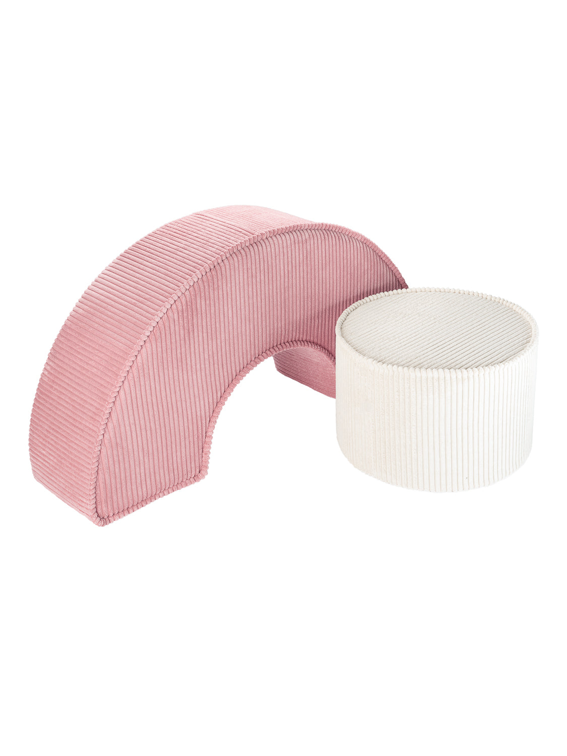 Wigiwama Pink Mousse Poef Set