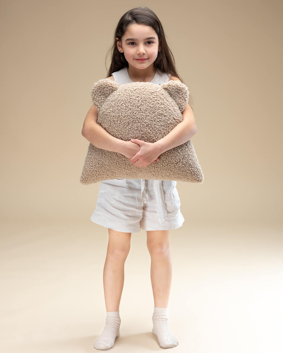 Wigiwama Biscuit Bear Cushion