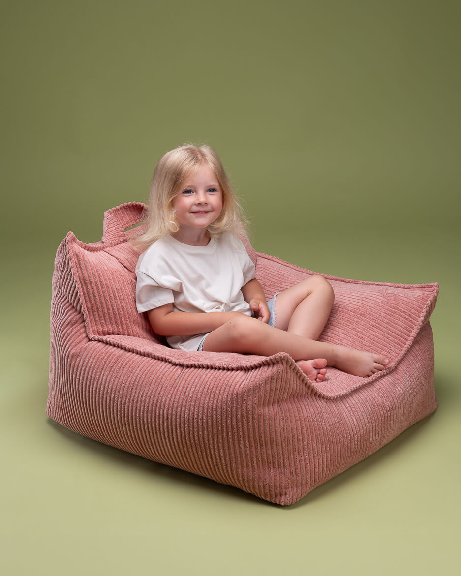 Wigiwama Pink Mousse Beanbag Chair