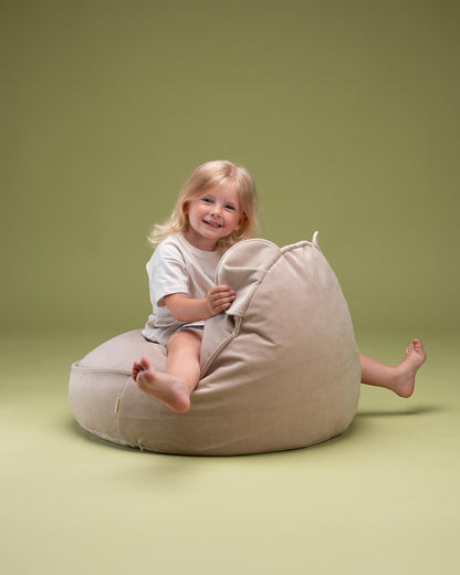 Wigiwama Dusty Beige Bear Beanbag