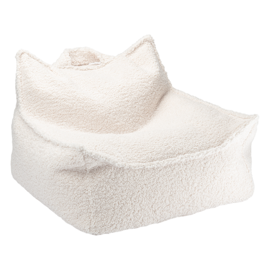 Wigiwama Cream White Beanbag Chair