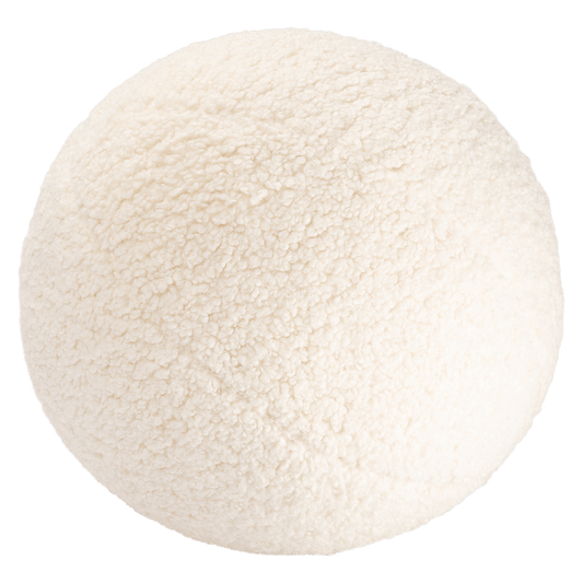 Wigiwama Cream White Ball Cushion