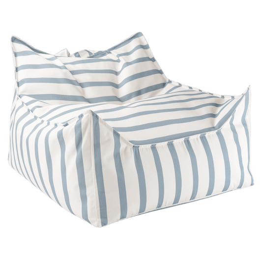 Wigiwama Blue Stripes Beanbag Chair