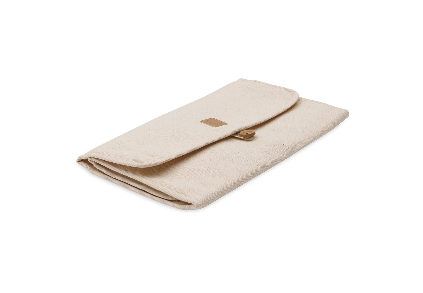 Verschoningsmat Met Opbergvakken Twill - Natural